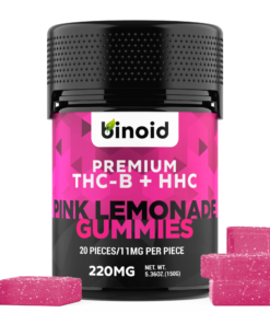 THC-B + HHC Gummies – Pink Lemonade (RELEASE SALE)