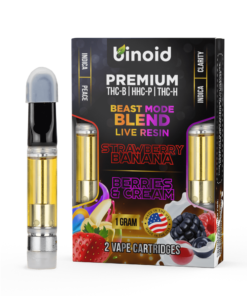 Beast Mode Blend Live Resin Cartridge – 2 Pack Combo (Limited Time Sale)