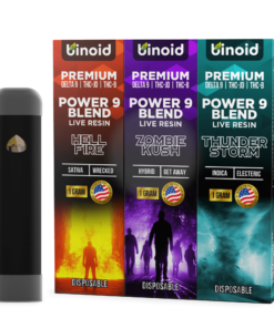 Power 9 Blend Live Resin Disposable – 3 Pack Combo