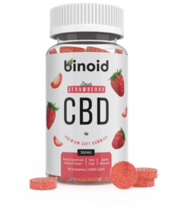 Binoid Gummies – Sour Strawberry