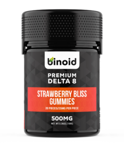 Delta 8 THC Gummies – Strawberry Bliss