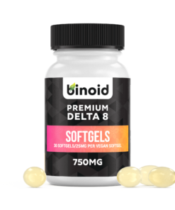 Delta 8 THC Softgel Capsules (300mg, 750mg)