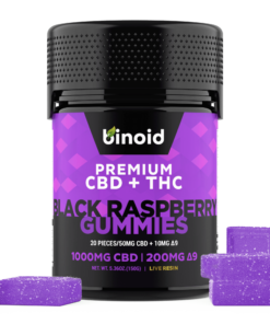 Delta 9 THC Gummies – Black Raspberry