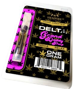 Delta 8 THC Vape Cartridge – Grand Daddy Purp – Hempire Direct