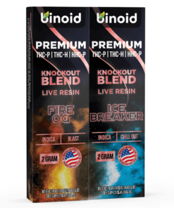 Knockout Blend Live Resin Disposable Bundle – 2 Gram