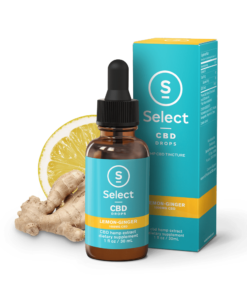 Select CBD Oil Drops Lemon Ginger 1000mg