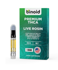 THCA Vape Cartridge Exotic Kush – Live Rosin
