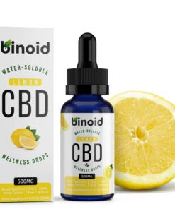 Water-Soluble CBD Drops – Lemon