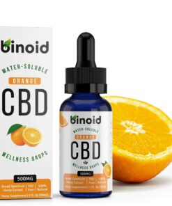 Water-Soluble CBD Drops – Orange