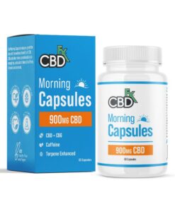 CBDfx CBD + CBG Morning Capsules 900mg